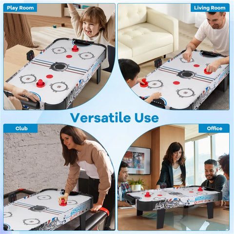 42-Inch Indoor Air Hockey Game Table with LED Scorer