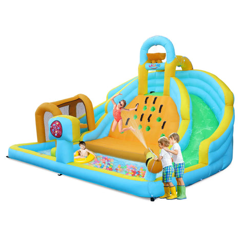 Inflatable Water Park Bounce House with 450W Blower