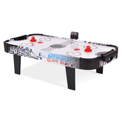 42-Inch Indoor Air Hockey Game Table with LED Scorer