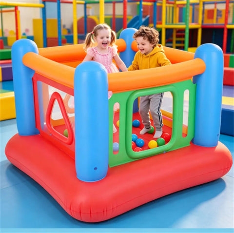 3-in-1 Inflatable Bounce House for Kids