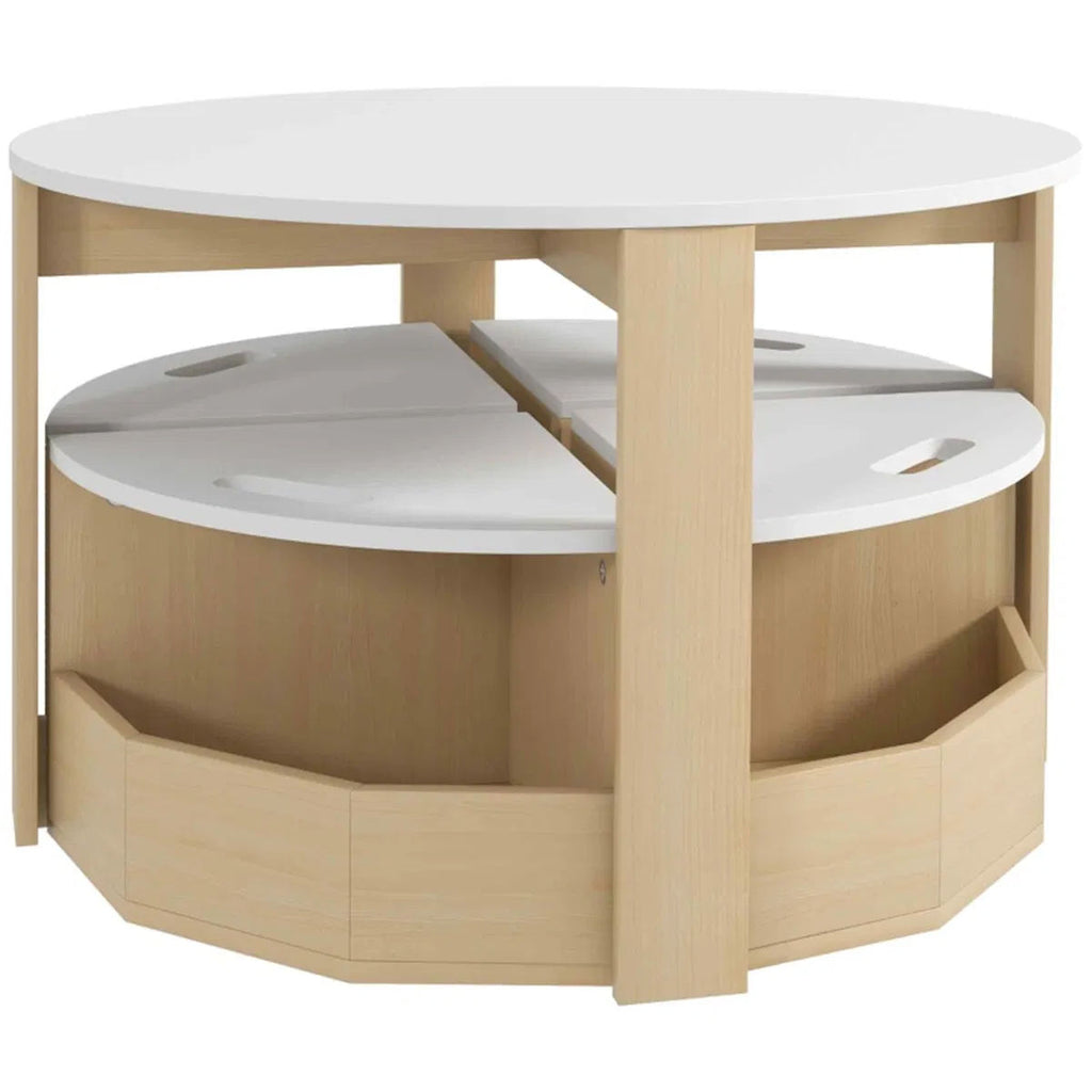 5-Piece Kids Table and Chairs Set with Under-Seat Storage