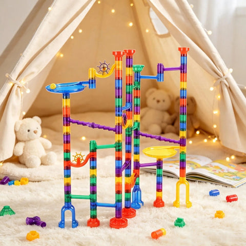 145-Piece Marble Run Maze Building Block Set