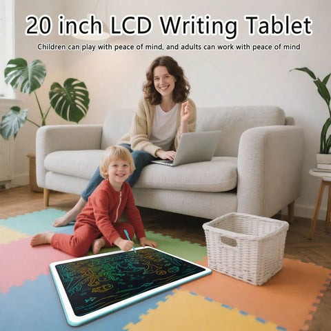 20-Inch Colorful LCD Writing Tablet and Toddler Doodle Board