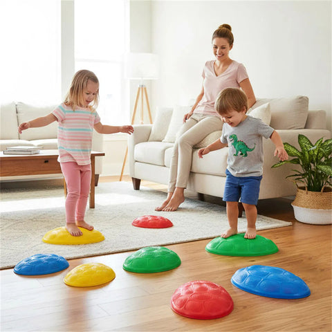 8-Piece Kids Balance Stepping Stones Set