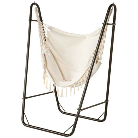 Ergonomic Hanging Hammock Chair with Stand