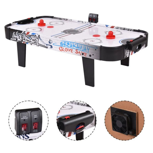 42-Inch Indoor Air Hockey Game Table with LED Scorer