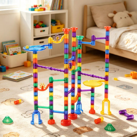 145-Piece Marble Run Maze Building Block Set