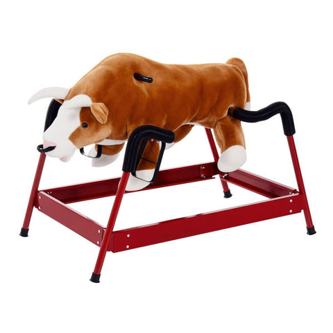 Plush Spring Rocking Bull Toy with Sounds
