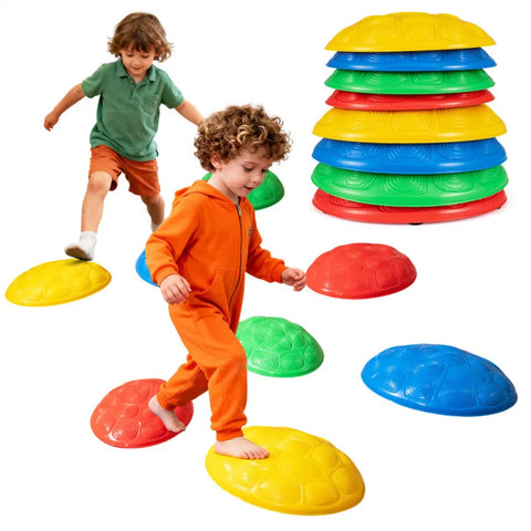8-Piece Kids Balance Stepping Stones Set