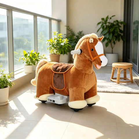 6V Battery Powered Kids Electric Ride-On Horse Pony Toy