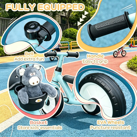 3-Wheel Toddler Tricycle for Kids 2-5 Years Old