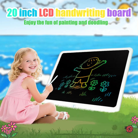 20-Inch Colorful LCD Writing Tablet and Toddler Doodle Board