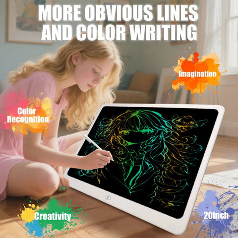 20-Inch Colorful LCD Writing Tablet and Toddler Doodle Board