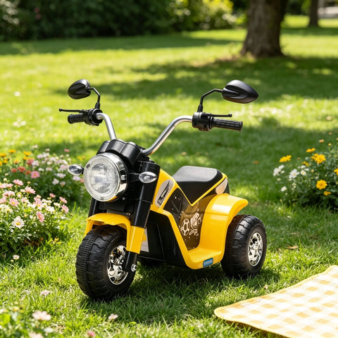 6V Kids Electric 3-Wheel Ride-On Motorcycle Toy