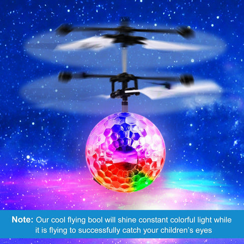 Infrared Induction RC Flying Ball Toy with LED Lights