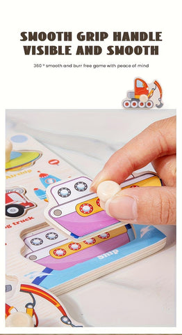 DIY Wooden 3D Assembly Puzzle Educational Kit