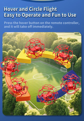 K26 Football Drone Helicopter with Dual Battery