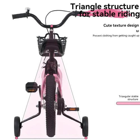 16-Inch Sporty Kids' Bicycle with Training Wheels