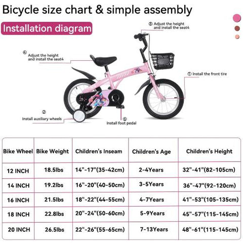 16-Inch Sporty Kids' Bicycle with Training Wheels