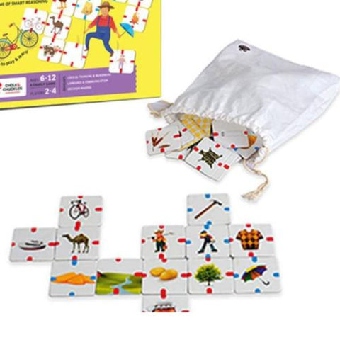 Educational Picture Connection Puzzle Game Set for Kids