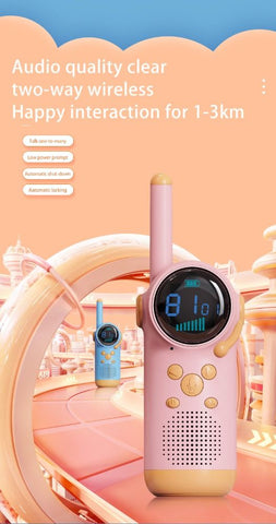 2-Pack Blue and Pink Walkie-Talkies