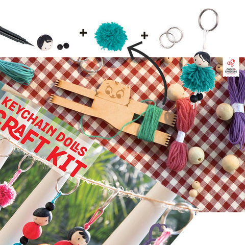 Keychain Dolls Craft Kit Unique DIY Activity Set