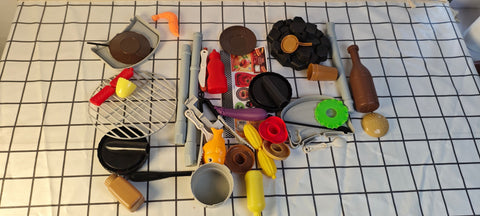 Smoking Barbecue Grill Toy Set