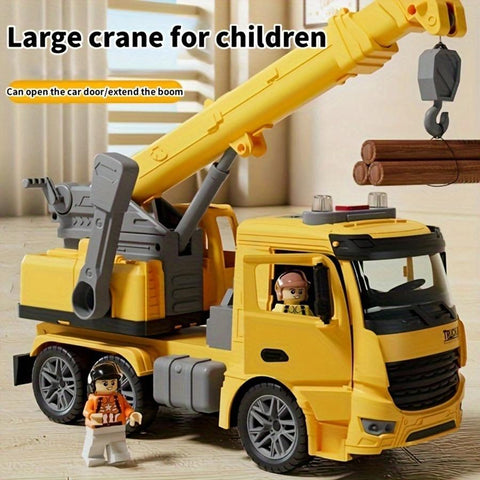 Kids' Construction Crane Toy With Light and Sound
