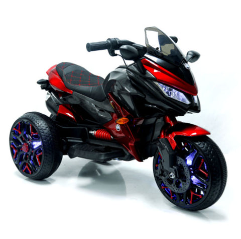 12V Kids Ride-On Motorcycle with Training Wheels