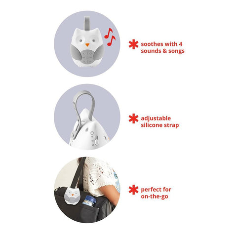 Baby Sleep Aid Soothing Music Machine with White Noise and Soft Light