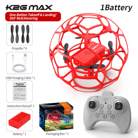 K26 Football Drone Helicopter with Dual Battery