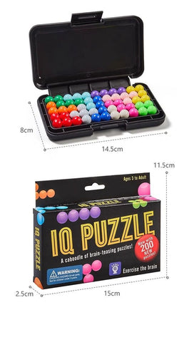 Magic Bead Challenge Pyramid Puzzle for Kids Training