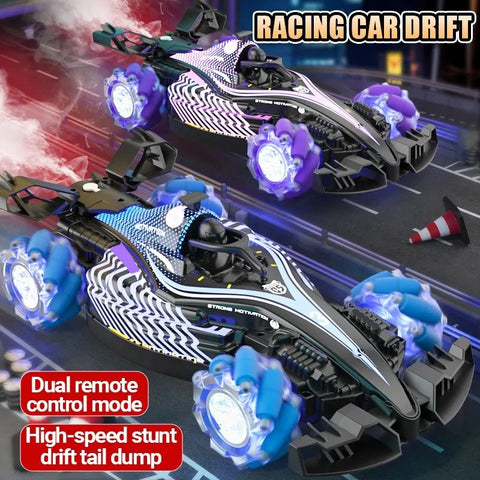 F1 Racing Remote Control Car With Light Music and Spray Tail